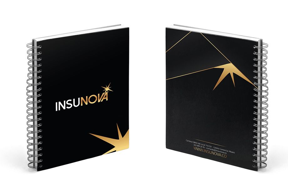 cuadernos insunova diseñado por la quinta agencia