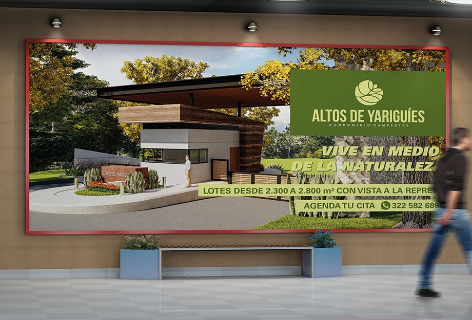 valla proyecto altos de yariguies por la quinta agencia