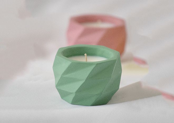 Vela Aromatizada geometrica souvenirs la quinta